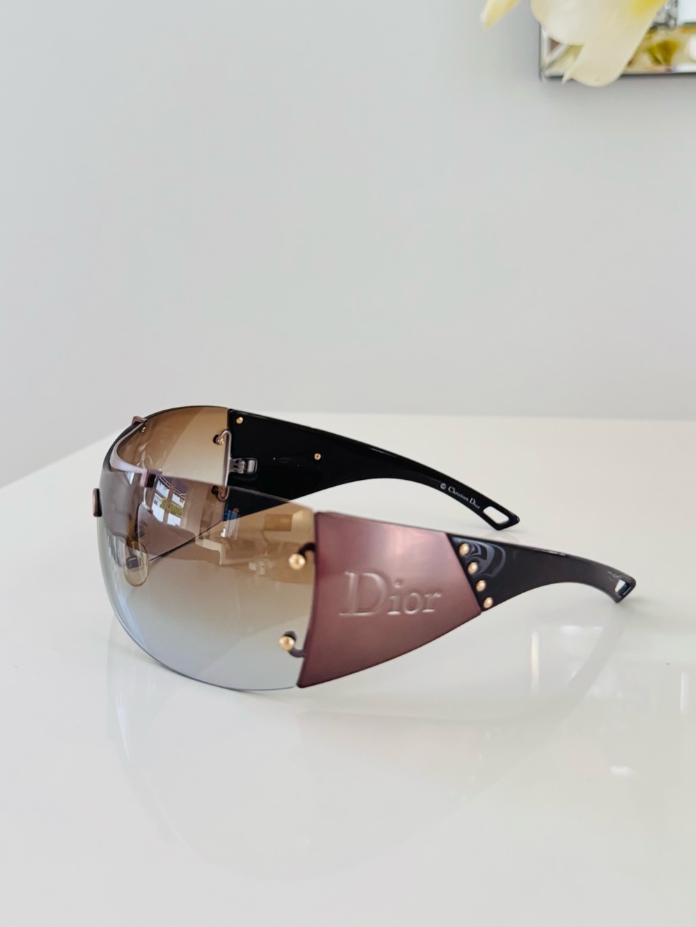 RARE ❤️‍🔥 Vintage Christian Dior Rimless sunglasses